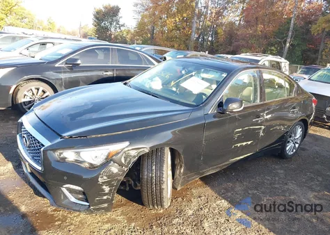 2021 Infiniti Q50 Luxe Awd из США, поврежденный, VIN JN1EV7BR0MM756179